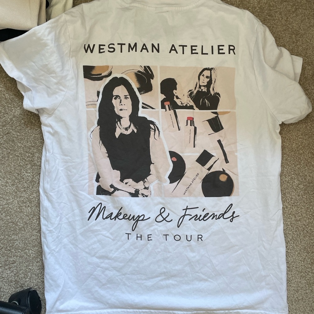 Westman Atelier White Heart Logo Tee